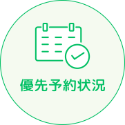 優先予約状況
